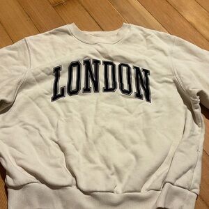 A Hollister crewneck sweatshirt